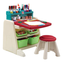 Load image into Gallery viewer, Step2  Flip and Doodle Desk with Stool Easel