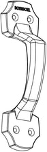 Load image into Gallery viewer, Boerboel Gate Solutions Boerboel 73014320 Black Gate Handle