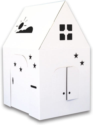 Easy Playhouse - Kids Art and Craft for Indoor and Outdoor Fun, Color, Draw, Doodle on this Blank Canvas – Decorate and Personalize a Cardboard Fort, 34