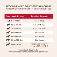 Load image into Gallery viewer, Rachael Ray Nutrish Natural Dry Dog Food, Real Beef &amp; Brown Rice Recipe, 6 Lbs