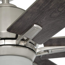 Load image into Gallery viewer, Kensgrove 64 in. LED Brushed Nickel Ceiling Fan with Remote Control
