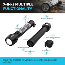 Load image into Gallery viewer, Renogy E.Lumen 500 Multi-Functional Flashlight Rechargeable Battery, Glass Shattering Hammer Magnetic Attachment
