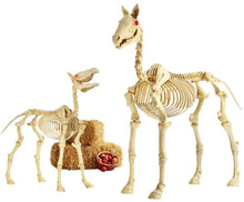Load image into Gallery viewer, Home Accents Holiday 74 in. Halloween Standing Skeleton Horse-6342-86676