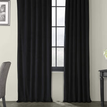 Load image into Gallery viewer, HPD Half Price Drapes VPCH-110602-108 Signature Blackout Velvet Curtain (1 Panel), 50 X 108, Off White-P