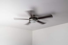 Load image into Gallery viewer, Design House 154336 Eastport 2 Light Ceiling Fan 52&quot;, Satin Nickel