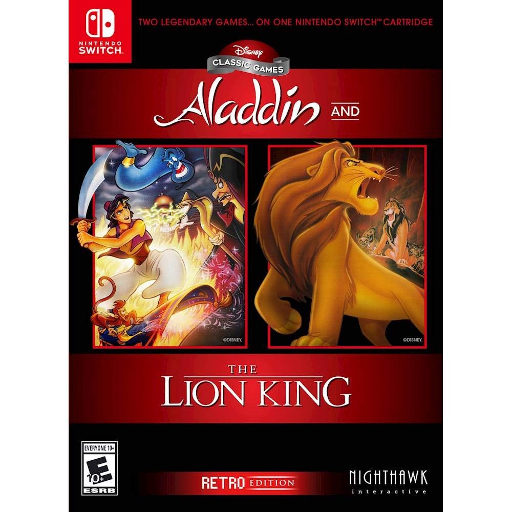 Aladdin and The Lion King Retro Edition Clamshell - Nintendo Switch
