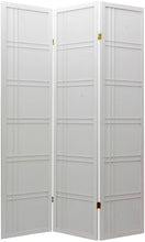 Load image into Gallery viewer, Double Cross Room Divider in Black Number of Panels: 6