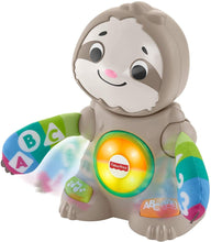 Load image into Gallery viewer, Fisher-Price Linkimals Smooth Moves Sloth, clapping baby toy with music, lights, and learning songs for babies &amp; toddlers ages 9 months &amp; up