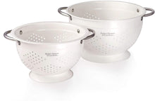 Load image into Gallery viewer, Better Homes &amp; Gardens 2 Piece Colander Set White