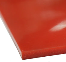 Load image into Gallery viewer, Silicone - Commercial Grade Red/Orange - 60A - Rubber Sheets &amp; Rubber Rolls - 1/4" Thick