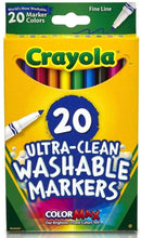 Load image into Gallery viewer, Crayola Fine Line Ultra-Clean Washable Markers, 20 Count