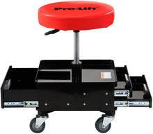 Load image into Gallery viewer, Pro-LifT C-3100 Grey Pneumatic Chair with Dual Tool Tray - 300 lb. Capacity