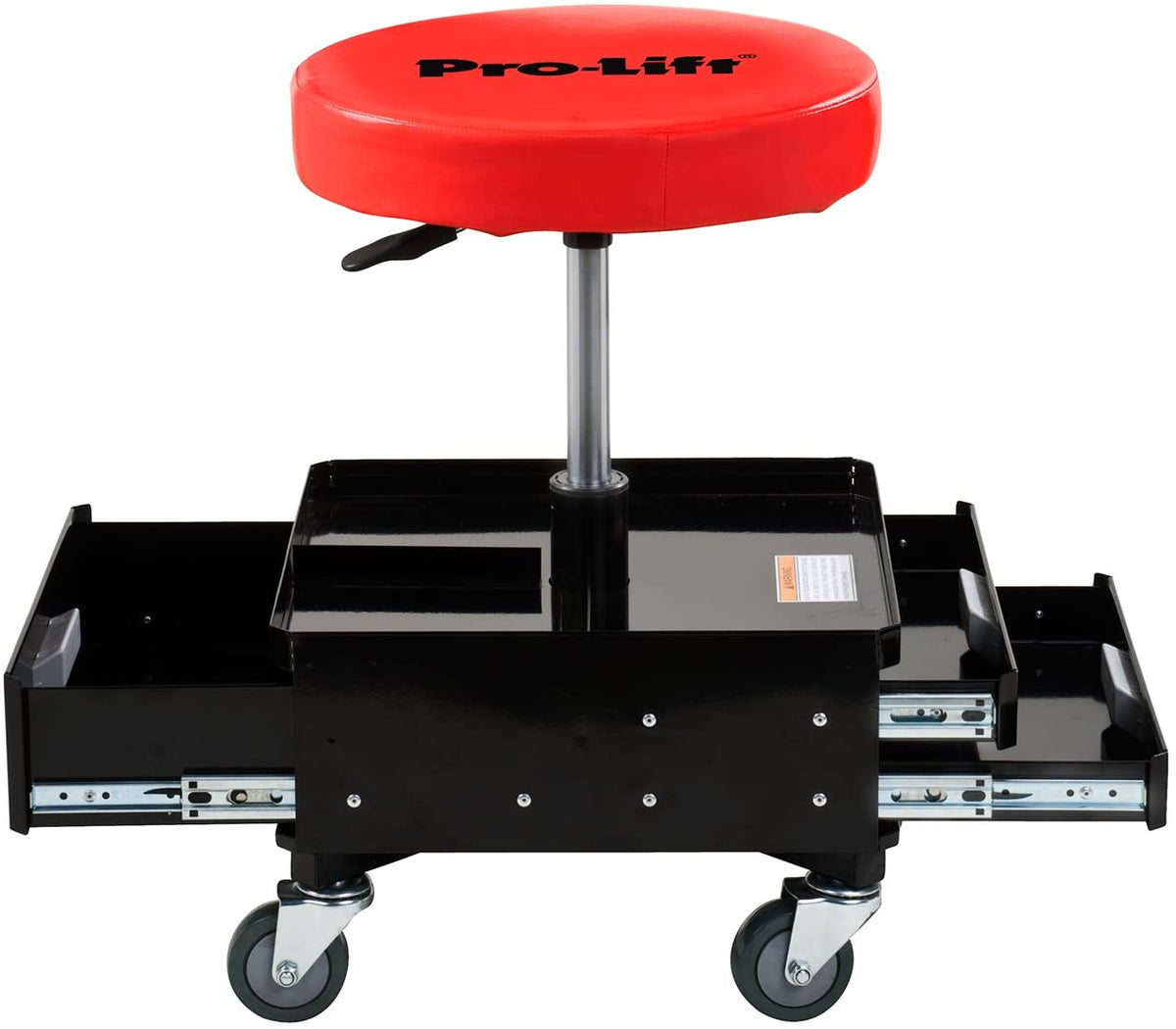 Pro-LifT C-3100 Grey Pneumatic Chair with Dual Tool Tray - 300 lb. Cap ...