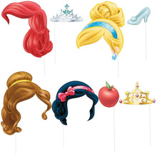 Load image into Gallery viewer, Unique Disney Princess Photo Booth Props (8 Piece)