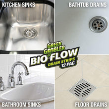 Load image into Gallery viewer, Green Gobbler SYNCHKG121210 BIO-Flow Strips-12 (Drain Cleaner &amp; Deodorizer), 12 Pac