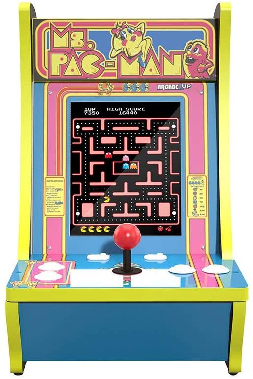 Arcade1Up MS. Pac-Man Counter-Cade - 4 Games In 1