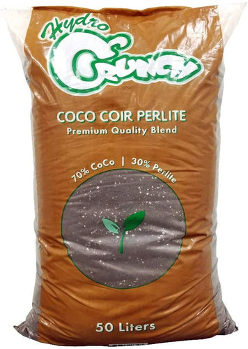 Hydro Crunch CB801 Coco Coir 11-Lbs. Block of Soiless Growing Media, Brown