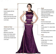 Load image into Gallery viewer, Emmani Women&#39;s Lace Appliques Cape Sleeve Chiffon Evening Party Dresses Long Bridesmaid Dress