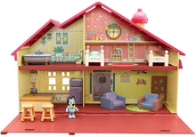 Load image into Gallery viewer, Bluey Family Home Playset with 2.5&quot; poseable Figure, Multicolor (13024)