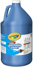 Load image into Gallery viewer, Crayola 542128042 Washable Paint, Blue, 1 gal