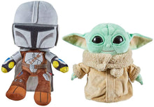 Load image into Gallery viewer, Disney&#39;s Star Wars The Mandalorian &amp; Baby Yoda The Child Plush Combo Pack