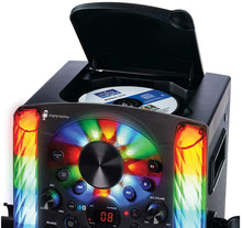 Load image into Gallery viewer, Singing Machine SML625BTBK Bluetooth CD+G Karaoke System Black