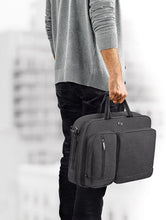 Load image into Gallery viewer, Solo New York Duane Hybrid Laptop Briefcase, Black