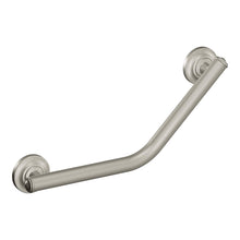 Load image into Gallery viewer, Moen R8716D1GBN Home Care 16-Inch Angled Grab Bar, Brushed Nickel