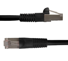 Load image into Gallery viewer, NTW Cat 6 Snagless Shielded Ethernet Network Patch Cable Black -345-S6-001BK