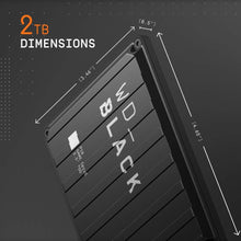 Load image into Gallery viewer, WD_Black 5TB P10 Game Drive, Portable External Hard Drive Compatible with Playstation, Xbox, PC, Mac - WDBA3A0050BBK-WESN