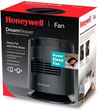 Load image into Gallery viewer, Honeywell Dreamweaver Sleep Fan, Black