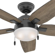 Load image into Gallery viewer, Antero 46 in. LED Indoor Matte Black Ceiling Fan with Light Kit