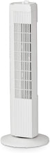 Load image into Gallery viewer, Mainstay FZ10-19MW 28 Inch 3 Speed Compact Oscillating Tower Fan with Auto Shutoff, White