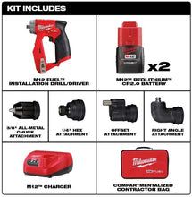 Load image into Gallery viewer, Milwaukee 2505-22 M12 Fuel Installation Drill/Driver Kit