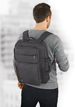 Load image into Gallery viewer, Solo New York Duane Hybrid Laptop Briefcase, Black