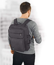 Load image into Gallery viewer, Solo Duane 15.6 Inch Laptop Hybrid Briefcase, Converts to Backpack, Grey