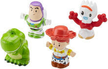 Load image into Gallery viewer, Fisher-Price Little People Disney Toy Story 4 Buzz Lightyear &amp; Friends 4-Pack