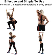 Load image into Gallery viewer, Pull Up Resistance Bands by XPRT Fitness – Mobility Stretch Bands – Set of 4 Powerlifting Bands for Fitness – Pullup Exercise Bands for Stretching and Speed Training – Anti-Snap Natural Latex Bands