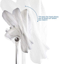 Load image into Gallery viewer, Lasko 2520 Oscillating Stand Fan,White