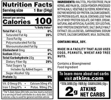 Load image into Gallery viewer, Atkins Endulge Treat Bars, Chocolate Coconut, 1g Sugar, 3g Net Carbs, 7-Ounce, 5-Bars (Packaging May Vary)