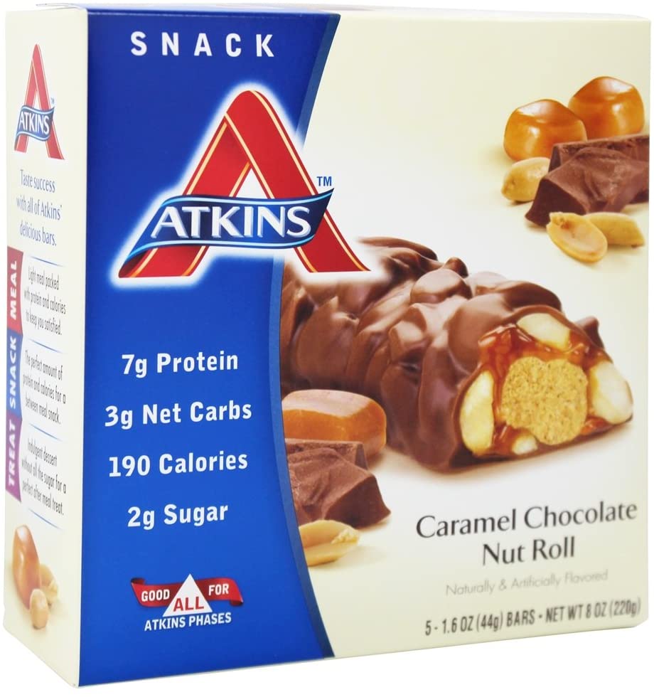 Atk Choc Nut Roll 5pk Car Size 8.0z