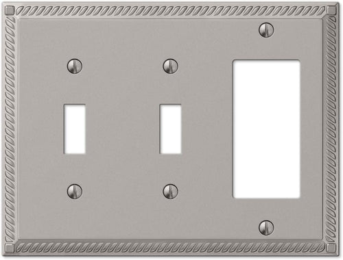 AMERELLE 54TTRN Wallplate, Satin Nickel