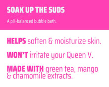 Load image into Gallery viewer, Queen V Pop The Bubbly Bubble Bath, 16.9 fl oz