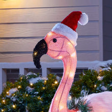 Load image into Gallery viewer, Home Accents Holiday 3.5 ft Warm White 50-Light LED Flamingo