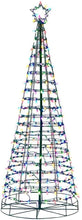 Load image into Gallery viewer, Home Accents Holiday 6ft LED Tree with Star and Color Changing Lights from Blue to Multi Color