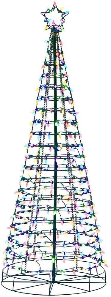 Home Accents Holiday 6ft LED Tree with Star and Color Changing Lights from Blue to Multi Color