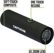Load image into Gallery viewer, TACTACAM Solo WiFi Hunting Action Camera - Hunter Package - Includes Bow Stabilizer, Gun Mount and Under Scope Rail Mount