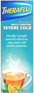 TheraFlu Night Time Multi-Symptom Severe Cold, Green Tea & Citrus, 6 Count