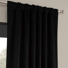Load image into Gallery viewer, HPD Half Price Drapes VPCH-110602-108 Signature Blackout Velvet Curtain (1 Panel), 50 X 108, Off White-P
