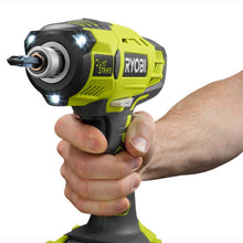 Load image into Gallery viewer, Ryobi P290 One+ 18V 1/4" Cordless Quiet Strike 3,200 RPM Impact Driver with Quick Change Chuck and Mag Tray (Batteries Not Included, Power Tool Only)